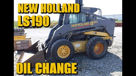 new holland skid steer oil problems